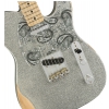 Fender Brad Paisley Road Worn Telecaster, Maple Fingerboard, Silver Sparkle electric guitar