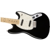 Fender Mustang, Maple Fingerboard, Black electric guitar