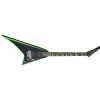 Jackson X Series Rhoads RRX24, Rosewood Fingerboard, Black with Neon Green Bevels electric guitar