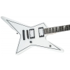 Jackson JS Series Signature Gus G. Star JS32, Rosewood Fingerboard, Satin White with Black Pinstripes electric guitar