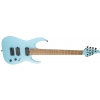 Jackson USA Signature Misha Mansoor Juggernaut HT7, Caramelized Flame Maple Fingerboard, Satin Daphne Blue electric guitar