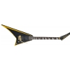 Jackson X Series Rhoads RRX24, Rosewood Fingerboard, Black with Yellow Bevels electric guitar