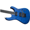 Jackson Pro Series Soloist SL2Q MAH, Ebony Fingerboard, Transparent Blue electric guitar
