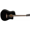 Fender CD 60SCE Black electric acoustic guitar