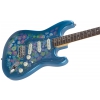 Fender MIJ Traditional ′60s Stratocaster Rosewood Fingerboard, Blue Flower electric guitar