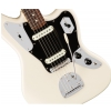 Fender American Pro Jaguar Rosewood Fingerboard, Olympic White bass guitar
