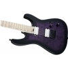 Jackson Pro Series Dinky DK2QM HT, Maple Fingerboard, Transparent Purple Burst electric guitar