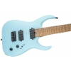 Jackson USA Signature Misha Mansoor Juggernaut HT7, Caramelized Flame Maple Fingerboard, Satin Daphne Blue electric guitar