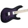 Jackson Pro Series Dinky DK2QM HT, Maple Fingerboard, Transparent Purple Burst electric guitar