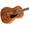 Fender PM-2 Parlor All Mahogany with Case, Natural acoustic guitar