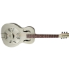 Gretsch G9201 Honey Dipper Round-Neck, Brass Body Biscuit Cone Resonator Guitar, Shed Roof Finish acoustic guitar