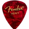 Fender 351 Red Moto Heavy guitar pick