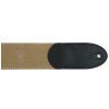 Akmuz PES-18 leather guitar strap, grey