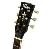 Vintage V100GBK electric guitar black, gloss