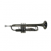 Stewart Ellis SE-1800-BC Bb trumpet, black chrome, with case