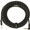 Fender Deluxe 15′ Angle Black Tweed instrument cable