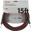 Fender Professional Series Instrument Cable 15′, red