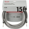 Fender Professional Series Instrument Cable 15′, white