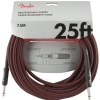 Fender Professional Series Instrument Cable 25′, red
