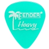 Fender California Clear heavy surf green pick