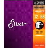 Elixir Phosphor Bronze Light-Medium acoustic guitar strings 12-56