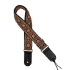 Gaucho GST-185-RD guitar strap, red and gold