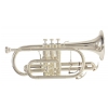 Bach CR-651S Bb cornet, silver-plated, with case