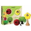 Campanilla (S10002) Zestaw perkusyjny Garden Friends - Ogrodowi przyjaciele, 3 sztuki Mionicy przyrody, 3-czci
