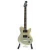 Indie Shape Standard metallic silver electric guitar