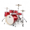 Gretsch Drumset Energy, Red + Meinl HCS Cymbal Set