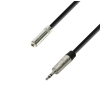 Adam Hall Cables K4 BYVW 0300 Headphone Extension 3.5 mm Jack Socket Stereo to 3.5 mm Jack Stereo, 3 m