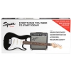 Fender Strat Ss Pack, Rosewood Fingerboard, Black, 230v Eur