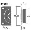 Monacor DT-28N Neodymium hi-fi tweeter, 100 Wmax, 50 Wrms, 8 Ohm