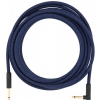 Fender Festival Pure Hemp Blue Dream guitar cable, jack-jack, 10ft/3m