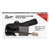 Fender Affinity Series Precision Bass PJ Pack Laurel Fingerboard Black Gig Bag Rumble 15