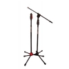Akmuz M7 microphone stand with red elements