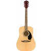 Fender FA-125 Dreadnought Nat WN acoustic guitar with cover