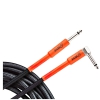 Ortega OECI-20 Black Tweed Jack/Jack guitar cable, 6m