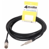 4Audio MIC2022 PRO 10m microphone cable symmetric XLR-M TRS with band, Neutrik