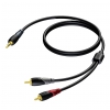 Procab CLA711/5 – Mini Jack Male Stereo to 2x RCA/Cinch Male Cable (5 m)