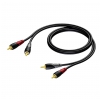 Procab CLA800/5 – 2x RCA Male to 2x RCA Male Cable (5 m)