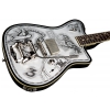 Duesenberg DJD Alliance Johnny Depp Black & Aluminum electric guitar