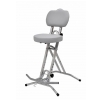 Libedor TGS stool for guitarist, silver