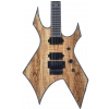 BC Rich Warlock Extreme Exotic Floyd Rose Spalted Maple Top Natural Transparent electric guitar