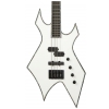 BC Rich Chris Kael Signature Warlock Bass Satin White bass guitar