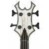 BC Rich Chris Kael Signature Warlock Bass Satin White bass guitar