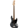 Fender Squier Affinity Series? Jazz Bass? LRL Charcoal Frost Metallic bass guitar