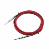 DiMarzio EP1710SSRD  Overbraid Instrument Cable,Red, 3m