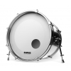 Evans EQ3 Resonant White 20″ drum tension for the bass drum