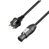  Adam Hall Cables 8101 TCON 1000 Power Cord CEE 7/7 to Neutrik ® powerCON TRUE1 TOP 10 m 